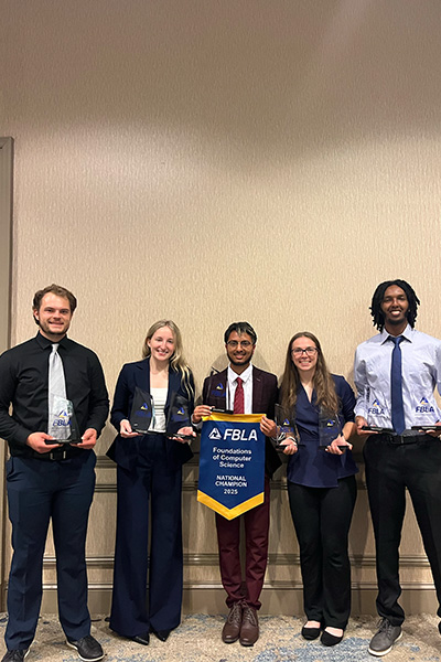 DSU student winners at the national FBLA conference and competition.